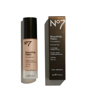 Base No7 bellamente mate versión original SPF15 elige tono - Imagen 1 de 1