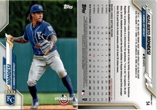 Adalberto Mondesi 2020 Topps Opening Day Baseball Card 54  Kansas City Royals