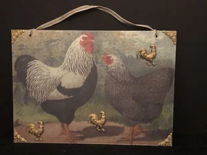 Tablero magnético de metal para gallo de cocina de 10" x 14" de Hardenbrook Studios Maine - Imagen 1 de 9