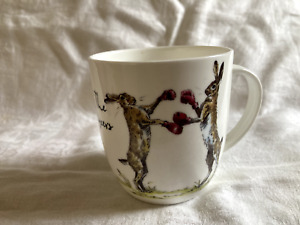 QUEENS 'Country Pursuits'  Bone China MUG  -  The Boxers   (Hares)