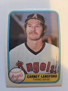 Fleer Carney Lansford #270 1981 casi nuevo - Imagen 1 de 1
