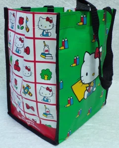 SANRIO HELLO KITTY TOTE GIFT BAG + HANDLES 2019 COST PLUS WORLD MARKET REUSABLE - Picture 1 of 8
