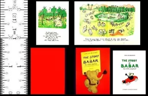 LIBRO IN MINIATURA SCALA 1:6 LA STORIA DI BABAR PLAYSCALE BARBIE - Foto 1 di 1
