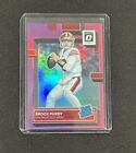 2022 Panini Donruss Optic Football Brock Purdy Rated Rookie Pink SP RR #277