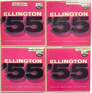 DUKE "ELLINGTON '55" SET OF FOUR VINTAGE 1955 VINYL 7" EPs 8 HI-FI  CLASSICS VG+ - Picture 1 of 3