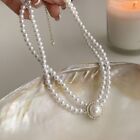Female Pearl Necklace Chain Necklace Matching Short Encrusted Heart Shape