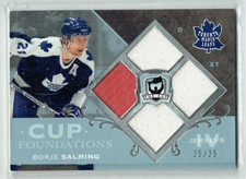 07-08 UD Upper Deck The Cup Foundations  Borje Salming  /25  Quad Jerseys  HOF