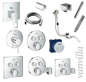 vanvilla Wannenset Handbrause mit Wannenarmatur Grohe Unterputz poliert - Bild 1 von 23