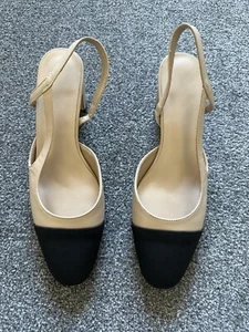 Two Tone Sling back Size 5 UK EU38 US7 Worn Once - Picture 1 of 5