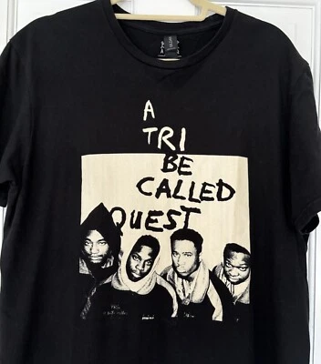 Camiseta negra con licencia A Tribe Called Quest grande L adulto hombre Foto 1 de 4