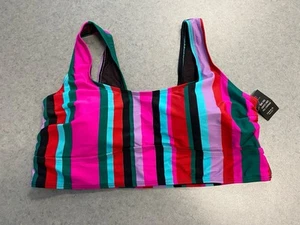 Top de bikini Torrid Wireless Scoop Multi Rayas—Talla 2 (18/20) - Imagen 1 de 6