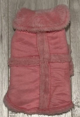 Chelsea Paws Pink Quilted Hooded Sherpa Lined Jacket Size XSmall 5lbs. - Image 1 of 4