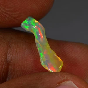 1.55Ct Fancy _ Water Clear 3D Multi Color Pattern Untreated Solid Welo Opal - Bild 1 von 1