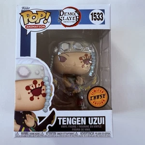Funko Pop Tengen Uzui Chase Animation Brand New Protector 1533 Vinyl Figure - Picture 1 of 3