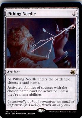 Innistrad: Midnight Hunt #257 Pithing Needle - Image 1 of 2