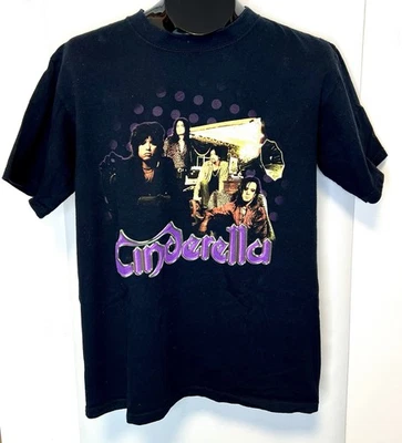 CINDERELLA OFFICIAL MERCH 2005 TOUR CONCERT BAND MUSIC SHIRT MEDIUM - Image 1 of 4