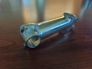 Threadless Aluminum Stem, 110mm,  26mm, 1 1/8", Chrome/Silver - Picture 1 of 6
