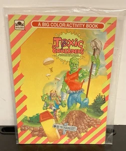 1991 Golden - Toxic Crusaders big color/activity Book- Unused New -NM - Imagen 1 de 2