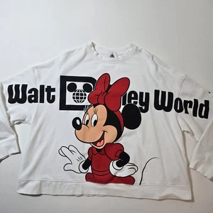 Suéter Pullover Cuello Redondo Delantero A Espalda Minnie Retro Parques Disney Talla XL - Imagen 1 de 13