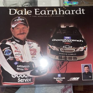 Dale Earnhardt Sr. Signed Picture 8x10 RARE - Picture 1 of 2