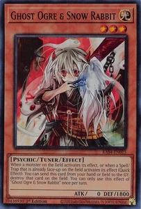 Ghost Ogre & Snow Rabbit Super Rare Quarter Century Stampede RA04-EN015 NM - Picture 1 of 1