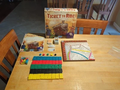 Ticket to Ride Cross-Country Train Adventure Board Game – Complete Set - Image 1 of 4