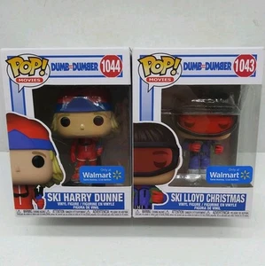 Funko Pop! Dumb & Dumber Ski Lloyd #1043 & Ski Harry #1044 Walmart Exclusive - Picture 1 of 7