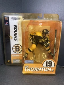 JOE THORNTON 2 figure McFarlane NHL Series 10 BOSTON BRUINS Black Jersey Variant - Picture 1 of 7