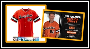 Maglia replica Baltimore Orioles Jim Palmer XL SGA 23/08/2025 MLB Go Os! NUOVO 2025 - Foto 1 di 5