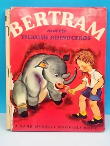 Berthram And The Ticklish Rhinoceros, 1943, Hardcover Children's Book - Imagen 1 de 9