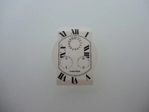 Esfera cronógrafo tanque CARTIER, 30 x 18 mm, esfera de reloj - Imagen 1 de 7