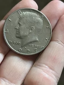 Kennedy Half 50c Piece Struck Off Center. Rare And Vintage. - Picture 1 of 2