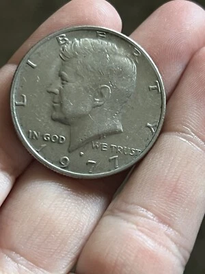 Kennedy Half 50c Piece Struck Off Center. Rare And Vintage. - Image 1 of 2