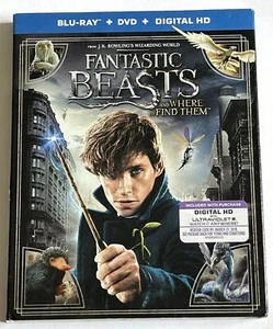 Fantastic Beasts and Where to Find Them (Blu-ray + DVD) 2 Disc Set Clean Tested - Picture 1 of 4