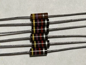 4.7K OHM  10%  1/2 Watt Resistors  6 for $2.99 - Picture 1 of 3