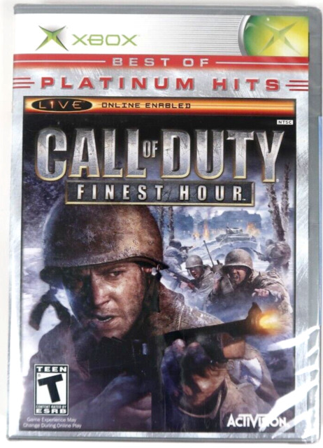 Jogo Novo Mídia Física Call Of Duty Finest Hour Original Ps2 em