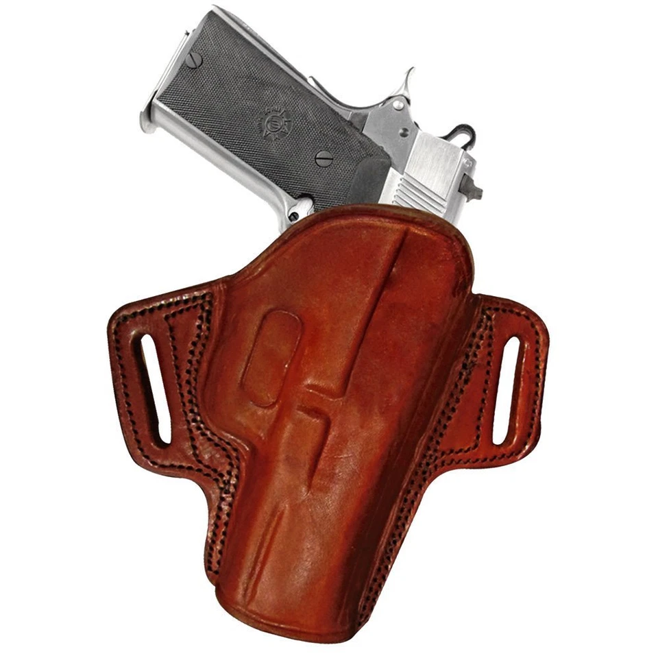 Tagua BH3-008 Open Top Belt Holster, Keltec 380/Ruger 380 W/ Laser, Brown, Left - Image 1 of 1