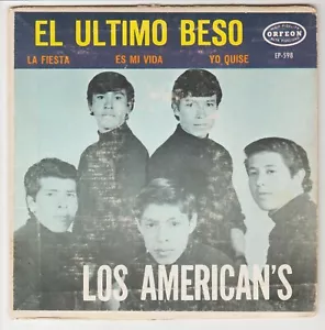LOS AMERICANS GARAGE BEAT MEXICAN EP HEAR! 1966 THE ANIMALS THE SEARCHERS COVERS - Picture 1 of 4