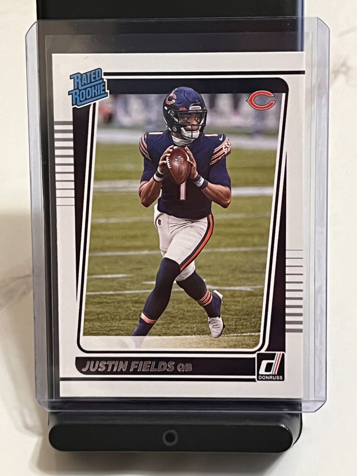 2021 Panini Donruss - Rated Rookie #253 Justin Fields (RC) Chicago Bears