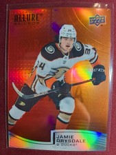 Jamie Drysdale ROOKIE RAINBOW RED ORANGE 2021-22 Upper Deck Allure #R-23 Ducks