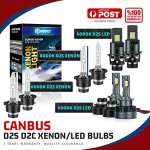 D2S D2C Headlight Globe Xenon HID Bulb Lamp Replace Led Halogen CANbus - Picture 1 of 32