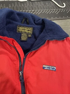 Chaqueta De Colección Seattle EE. UU. Eddie Bauer Roja Talla S Cremallera Completa Abrigo Parka Deporte Esquí Foto 1 de 4