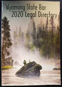 Wyoming State Bar 2020 Legal Directory - Picture 1 of 6
