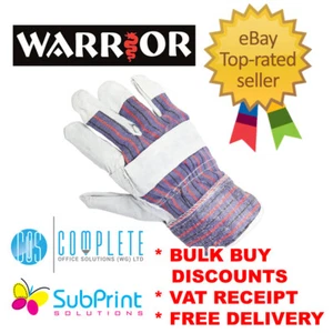 WARRIOR RIGGER GLOVES, WAREHOUSE GARDEN BUILDING,VAT RECEIPT-FROM £1.60 PAIR* - Picture 1 of 2