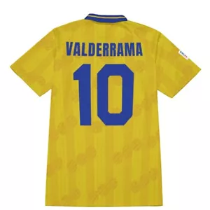 Colombia - Maglia calcio Valderrama camiseta retro shirt, 1994 home replica - Foto 1 di 8