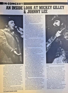 1981 Country Western Darsteller Mickey Gilley & Johnny Lee - Bild 1 von 4