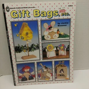 1999 Grace Publications "Gift Bags Etc". #09592 by Jackie Bessner Craft Patterns - Picture 1 of 3