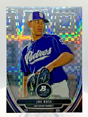 2013 Bowman Platinum - Prospects Joe Ross #BPCP82 Chrome X-Fractor (RC) - Image 1 of 2
