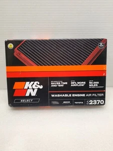 K&N Select Washable Engine Air Filter for Toyota New - Picture 1 of 3