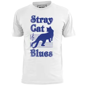 Mens Stray Cat Blues T Shirt Howlin Wolf Muddy Waters Johnson  - Picture 1 of 2